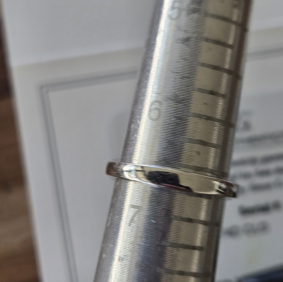 Simon G. 18k White Gold Diamond Oval Shaped Ring With Filigree Totaling 0.74ctw - Picture 10 of 14